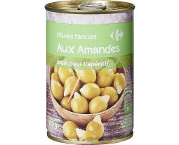 Olives Vertes Farcies aux Amandes Carrefour