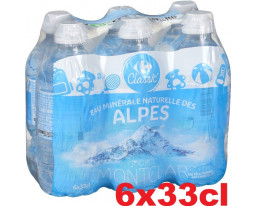 Eau Minérale Naturelle des Alpes Montclar Carrefour