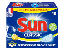 Tablettes Lave Vaisselle Citron Classic Sun