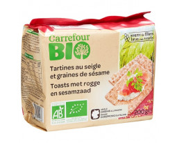 Tartines Croustillantes Seigle Bio Carrefour