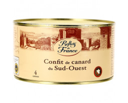 Confit de Canard du Sud-Ouest IGP 4 Cuisses Reflets de France