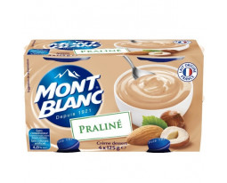 Crème Dessert Praliné Mont Blanc