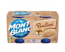 Crème Dessert Praliné Mont Blanc
