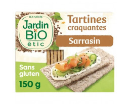 Tartines Craquantes au Sarrazin Bio Sans Gluten Jardin Bio