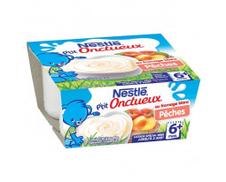 Fromage Blanc Pêche Petit Onctueux Dès 6 Mois Nestlé