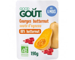 Courge Butternut et Sauté D'Agneau Bio Dès 6 Mois Good Gout 