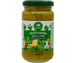 Sauce Pesto Vert au Basilic Frais Italien Carrefour