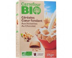 Céréales Coeur Fondant Noisettes Chocolat Bio Carrefour