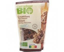 Céréales Croustillantes au Chocolat Bio Carrefour