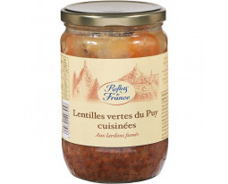 Lentilles Vertes du Puy aux Lardons Fumés Reflets de France