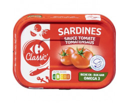 Sardines à la Sauce Tomate Carrefour