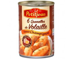 Quenelles de Volaille Sauce Champignon Petit Jean