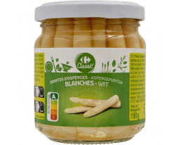 Pointes d'Asperges Blanches Carrefour