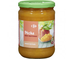 Compote de Pêche avec Morceaux Carrefour