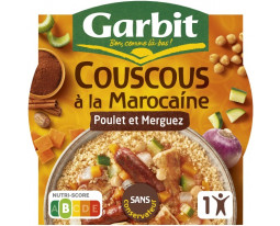 Couscous à la Marocaine Poulet Merguez Garbit