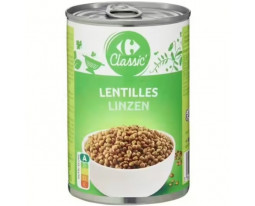 Lentilles au Naturel Carrefour