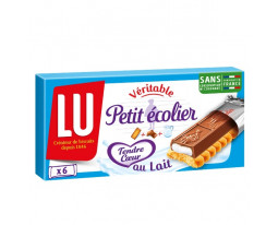 Biscuits Barre Nappés de Chocolat au Lait Pocket Tendre Coeur Petit Ecolier