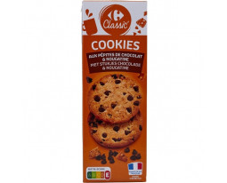 Cookies Nougatine et Pépites de Chocolat Carrefour