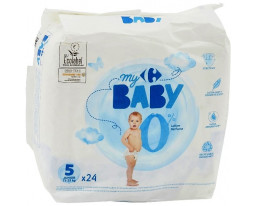 Couches Taille 5 11-25kgs 0% Parfum & Lotion Eco Carrefour Baby