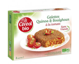 Galettes Quinoa et Boulghour à la Tomate Bio Céréal Bio 