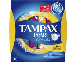 Tampons Compak Pearl Régulier Tampax