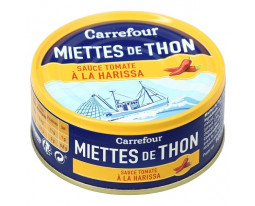 Miettes de Thon Rose Listao à la Tomate et Harissa Carrefour