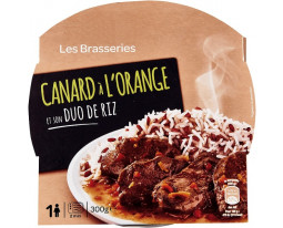 Canard à l'Orange et Duo de Riz Carrefour