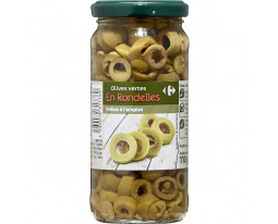 Olives Vertes en Rondelles Carrefour