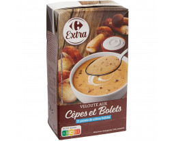 Velouté de Cèpes et Bolets à la Crème Fraîche Carrefour 