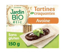 Tartines Craquantes d'Avoine Bio Sans Gluten Jardin Bio