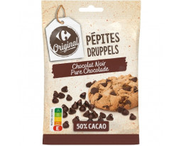 Pépites de Chocolat Noir Carrefour