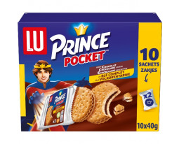 Goûters au Blé Complet Fourrés au Chocolat Pocket Prince Lu