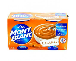 Crème Dessert Caramel Mont Blanc