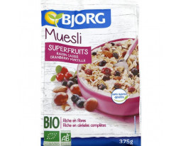 Muesli Super Fruits Sans Sucre Ajouté Bio Bjorg
