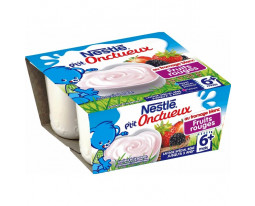 Fromage Blanc Fruits Rouges Petit Onctueux Dès 6 Mois Nestlé