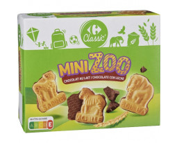 Biscuits Chocolat au Lait Mini Zoo Pocket Carrefour