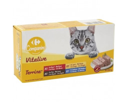 Terrines pour Chat Assortis Carrefour