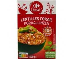 Lentilles Corail Cuisson Rapide 10mns Carrefour
