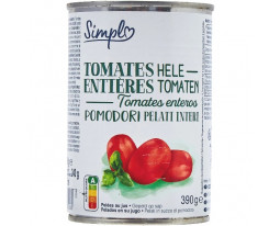Tomates Entières Pelées au Jus Simpl
