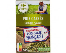 Pois Cassés Verts Carrefour