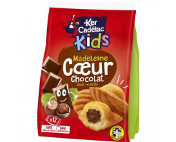 Madeleines Coeur Chocolat Noisettes Pocket Ker Cadélac