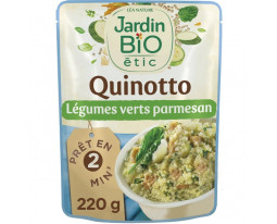 Quinotto aux Légumes Verts et Parmesan Bio Jardin Bio