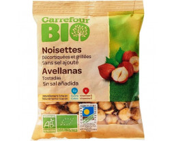 Noisettes Décortiquées Grillées Bio Carrefour 