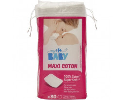 Maxi Carrés Coton Douceurs Bébé Carrefour Baby