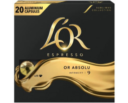 Capsules Café Espresso Or Absolu No09 L'Or 