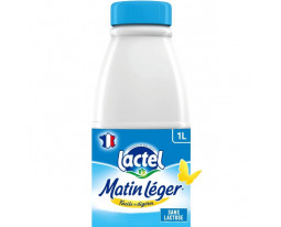 Lait Sans Lactose Matin Léger UHT Lactel France
