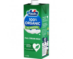 Lait Entier UHT Bio Pauls Espagne
