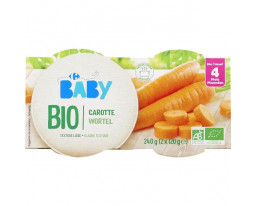 Carottes Bio Dès 4 Mois Carrefour Baby