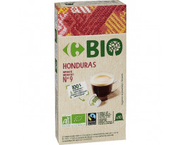 Capsules Café Espresso Pur Arabica No9 Honduras Bio Eco Carrefour