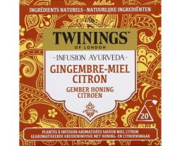 Infusion Gingembre Miel & Citron Ayurveda Twinings 
